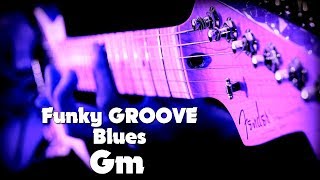 Funky Blues Backing Track for Guitar in G minor