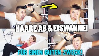 KOBE's HAARE AB & MONE im EISBECKEN? (für einen guten Zweck!)