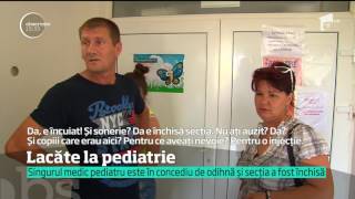 Lacăte la Pediatrie! Copiii bolnavi sunt trimiși la 50 de kilometri pentru un tratament