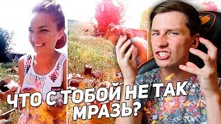 18+ АЛТАЙСКИЕ МРАЗИ | ЗАРУБИЛА КОТЕНКА ТОПОРОМ | ЖИВОДЕРКА [Детям не Смотреть]