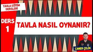 Başlangıç Seviyesi Tavla Dersleri - Tavla Nasıl Oynanır? (1.Ders)