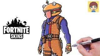 как нарисовать Fortnite BEEF BOSS легко - уроки рисования