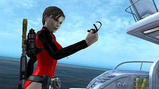 (Mediterranean Sea-Niflheim/Red Wetsuit outfit)Tomb Raider Underworld Walkthrough with MODS !