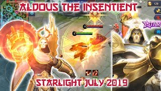 Aldous The Insentient 【STARLIGHT JULY 2019】 Skin Gameplay (?ONE PUNCH MAN IS BACK) | Mobile Legends