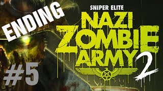Sniper Elite: Nazi Zombie Army 2 Gameplay Walkthrough Part 5 ENDING Solo TOWER OF HELLFIRE