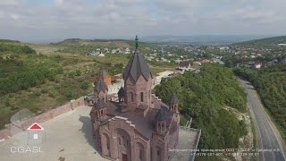 Аэросъемка Армянской церкви Святого Сергия (с. Гай-Кодзор)
