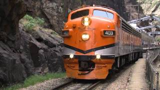 Royal Gorge Train on the Royal Gorge Route Railroad