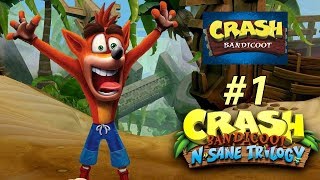 Прохождение Crash Bandicoot N. Sane Trilogy Серия 1 "Крэш начинает путешествие"
