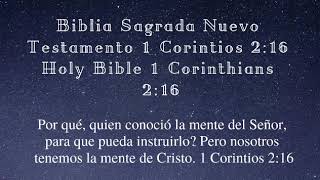 La Biblia Nuevo Testamento 1 Corintios 2,16 { Devocional }