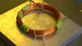 Levitating Coil Over Aluminum Plate Experiment, Lenz's Law