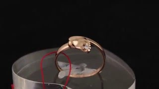 Кольцо пяточка с бриллиантом!