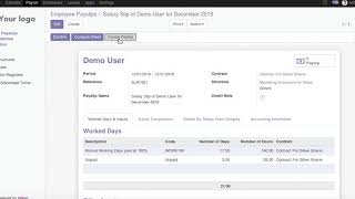 Deduct Employee Salary When Taking Leaves In Odoo Payroll