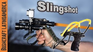 Slingshop  para un kit de supervivencia el tirachinas