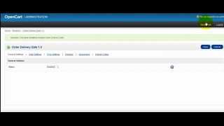 Video Tour - Order Delivery Date Extension for Opencart
