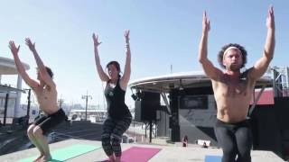 International Day of Yoga Flashmob Cape Town Waterfront 2016