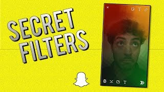 How to get SECRET Filters in Snapchat! (Snapchat Tips and Tricks)