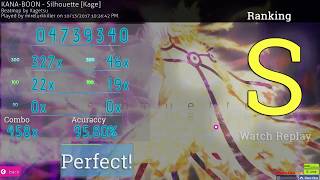 Osu! Silhouette [Kage] Full Combo (Naruto Shippuden OP #16)