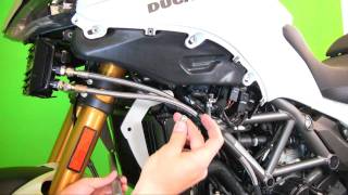 AltRider Crash Bars for the Ducati Multistrada 1200 - Install