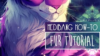 How to PAINT FUR | TUTORIAL | Medibang Paint Pro