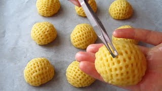 Печенье-МЕДОВЫЕ СОТЫ/Узор Пинцетом