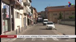 El pla de voreres i asfalt d’Olot destinarà 325.000 aquest estiu