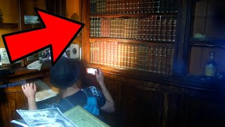 MILLIONAIRE DRUG DEALERS MANSION HAS A SECRET BOOKCASE DOOR
