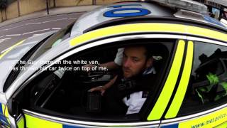 Chasing White Van Driver- Tried to knock Biker out