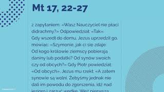 #Ewangelia | 13 sierpnia 2018 | (Mt 17, 22-27)
