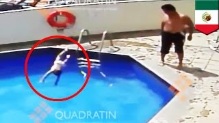 Przybrany ojciec topi dziecko w hotelowym basenie