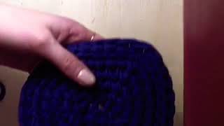 Тапочки из трикотажной пряжи BISKVIT. Часть 3. Верх тапочка.