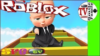 ПОБЕГ от ЗЛОГО БОССА из офиса ROBLOX босс молокосос Игровой мультик  от детского канала SFGTV