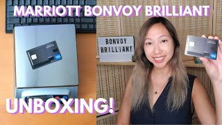 "New" Marriott Bonvoy Brilliant Amex UNBOXING (Metal Card)