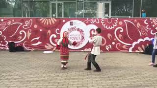 Ражев Никита и Дмитриева Полина пляска «Цыганочка» Рязанской обл. XII Мастерская русского танца 2019