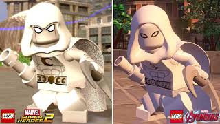 LEGO Marvel Super Heroes 2 vs LEGO Marvel's Avengers Characters (Side by Side Comparison) Part 2
