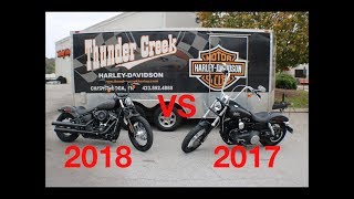 2017 Street Bob vs 2018 Street Bob!