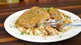 Smothered Pork Chops Recipe |Soul Food Recipe |Cooking With Carolyn