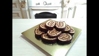 Рулет "Вкусно, вкусно и еще раз Вкусно. Потрясающий вкусный десерт к чаю