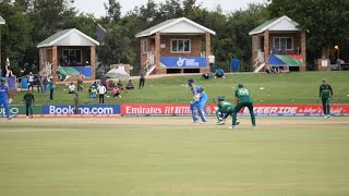 The moment Yashasvi Jaiswal sealed India's place in the 2020 Under 19 Cricket World Cup Final