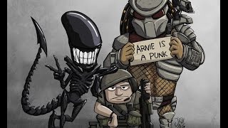 Чужие против Хищника добивания Aliens vs Predator 2010 Finishing moves HD ТрейлерМанн