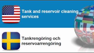 Learn Swedish vocabulary #Topic = Cleaning services