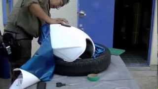バイク　ラッピング　刀 　Motorbike wrapping   (SUZUKI Sword)