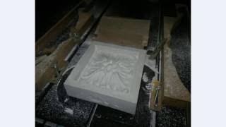 Обработка гипса на станке CNC 1318