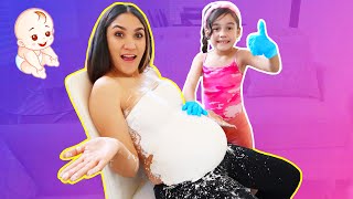 PREGNANCY BELLY CAST!! *WE DID IT* | Jancy Family