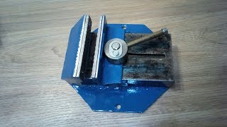 Тиски с быстрозажимным механизмом своими руками.Vise with quick-action clamping mechanism.