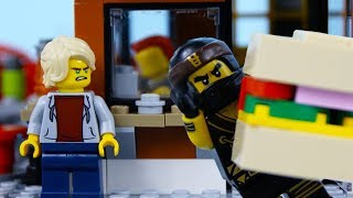 LEGO Ninjago STOP MOTION LEGO Deli Robbery Lloyd & Samurai X vs S.O.G | LEGO Ninjago | Billy Bricks