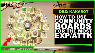 Dragon Ball Z Kakarot - How to Setup Community Boards and Soul Emblems