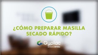 Tips - Cómo preparar masilla en polvo de secado rápido Gyplac para paredes en drywall