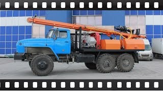 Буровая установка УРБ 2а2 на базе шасси Урал (3 фильма)(Бурaгрегат)