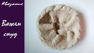 КАК СВЯЗАТЬ СНУД-КАПОР СПИЦАМИ #Melani Sweet