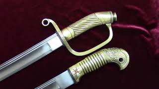 Георгиевское  оружие (шашки офицерские драгунская и казачья) производителя "Назаров и Калибр"